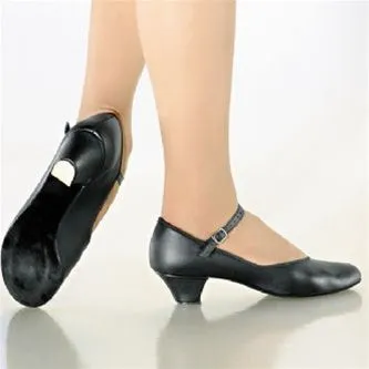 1.25" Meredith -- Mary Jane Ballroom Shoe -- Black Icon Walk Dance Mode