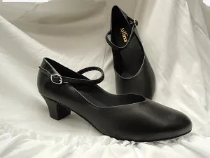 Climb Strong 1.5" Donna -- Instep Strap Ballroom Shoe -- Black