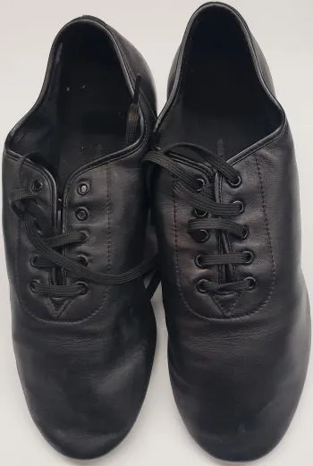 1.5" Stewart -- Men's Latin Ballroom Oxford -- Black Color Mix Safe Land