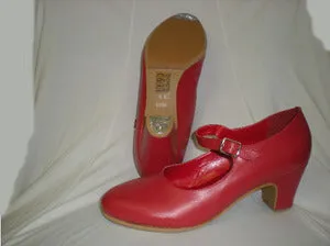 2.25" Malaga -- Flamenco Shoe -- Red Beauty Walk Cyber Mode