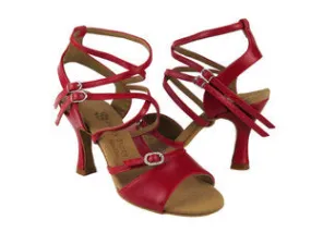 Rock Path 2.5" Christina -- Wide Heel Latin Sandal -- Red