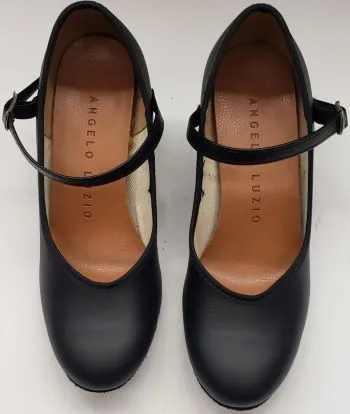 2" Amayah -- Women's Closed Toe Ballroom Shoe -- Black Work