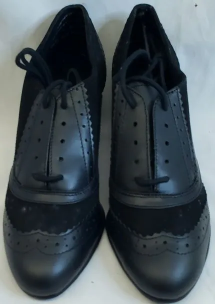 Fiber Mix AI Path 2" Victoria -- Women's Character Oxford -- Black