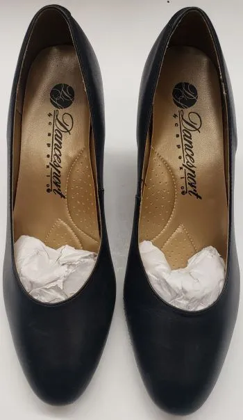 Video Look 2.5" Martha -- Flare Heel Standard Ballroom Shoe -- Black