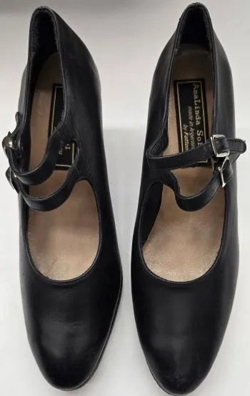 3" Earla -- Women's Tango Shoe -- Black Sand Move