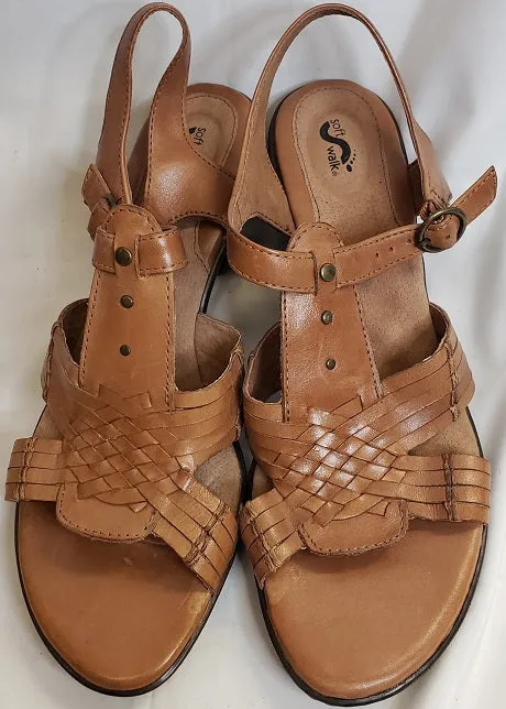 summer shoes 3" Roseto -- Women's Dress Sandal -- Cognac