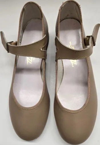 Pool Time group walk .75" Jeremie -- Flat Heel Ballroom Shoe -- Tan