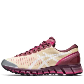 Impact Resistant Midsole Above The Clouds x Asics Gel-Quantum 360 I - Soft Yellow/Brisket Red