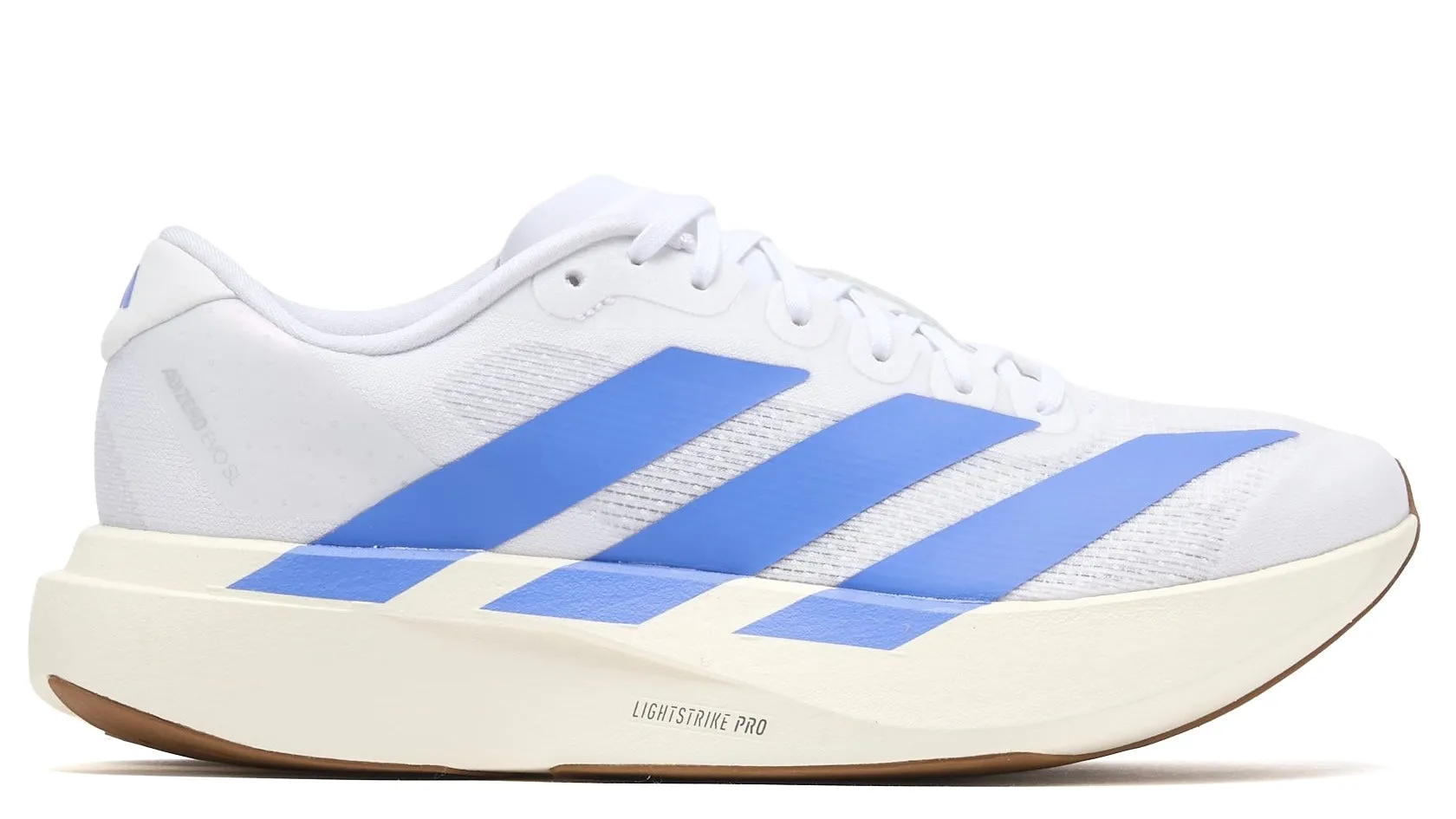 Gift Easy Sweat Resistant Comfort Seekers adidas Adizero Evo SL White Blue Fusion (Women's)