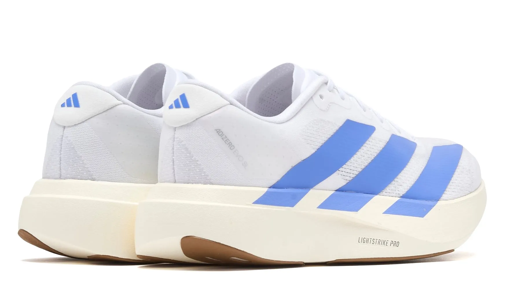 adidas Adizero Evo SL White Blue Fusion (Women's) Climb Strong Abrasion resistant