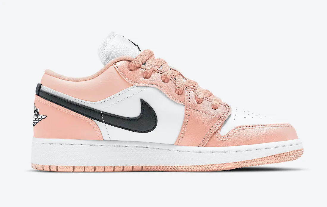 Road Long Supportive Core Fitness Training Air Jordan 1 Low  ??Light Arctic Pink?? GS