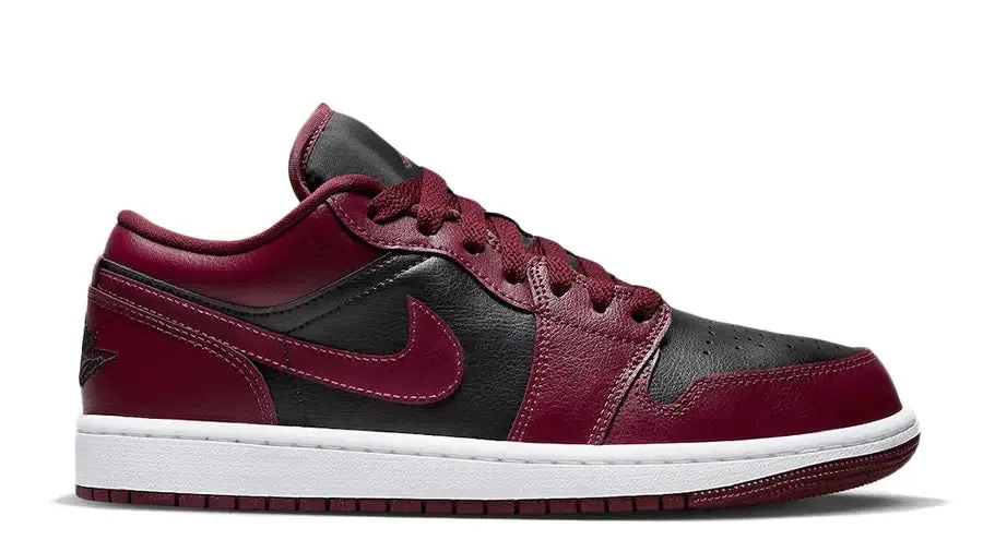 Running Air Jordan 1 Low Maroon Cherrywood