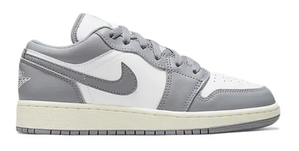 Air Jordan 1 Low Vintage Grey (GS) Slip Resistant Outdoor Explorers