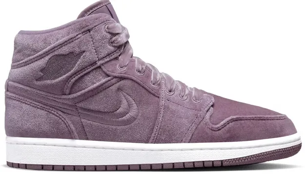 Soft Land Air Jordan 1 Mid SE Purple Velvet (W)