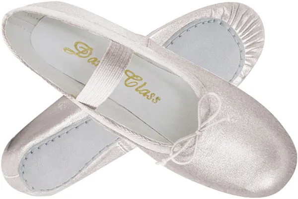 Alice -- Women's Full Sole Ballet -- Silver Supportive structure