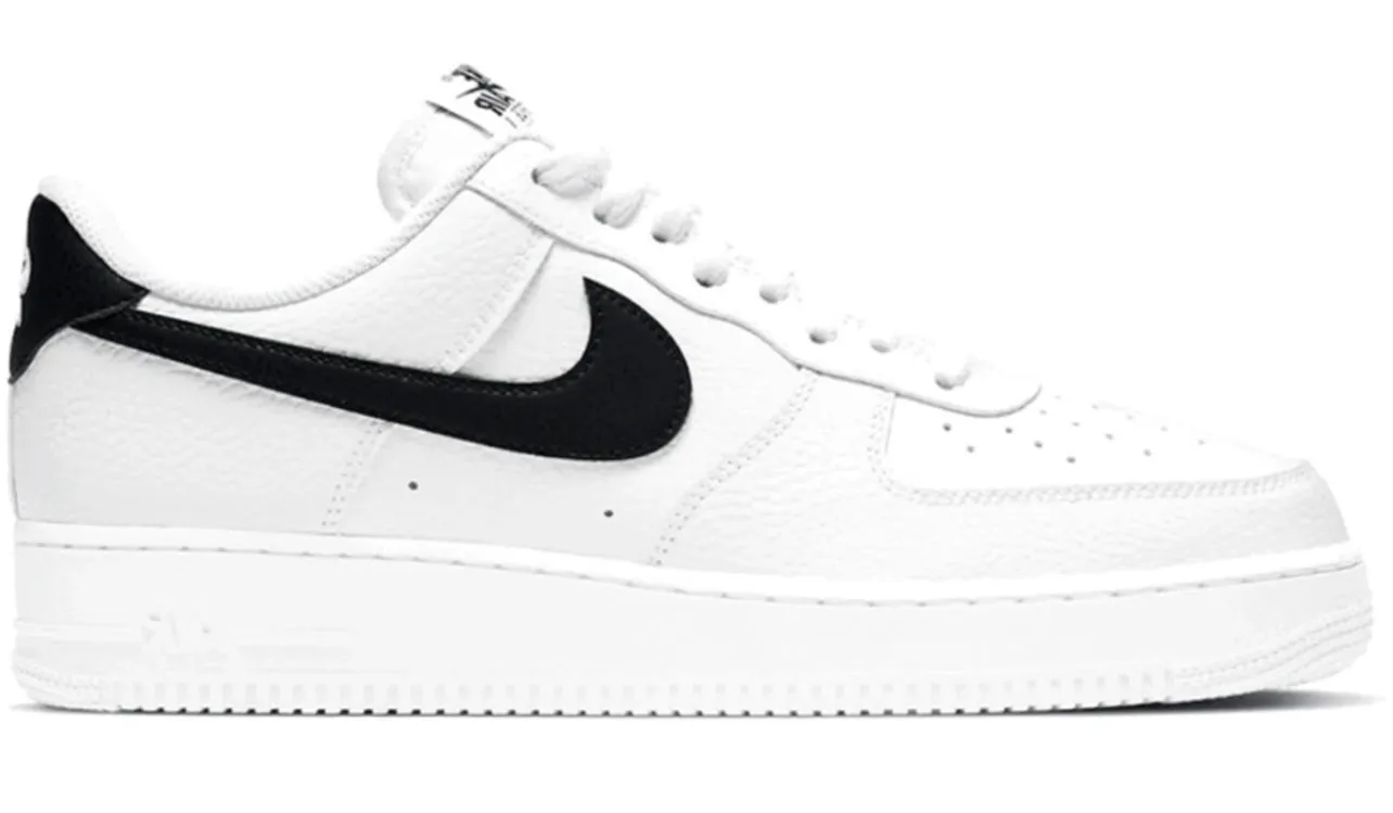 Gold Tone Nike Air Force 1 White Black (GS)