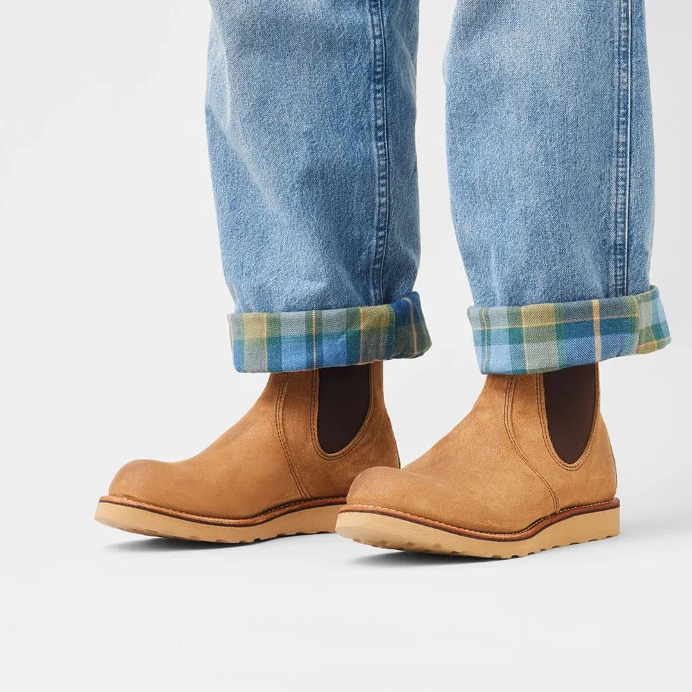 Functional Fit All Function Red Wing Men's Classic Chelsea 3192 in Hawthorne Muleskinner Leather (D Width)