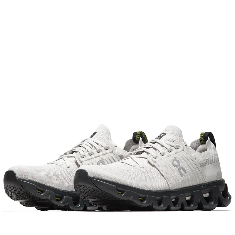 running in a volleyball court area shoes morning - run On Cloudswift 4 - Wolf/Black