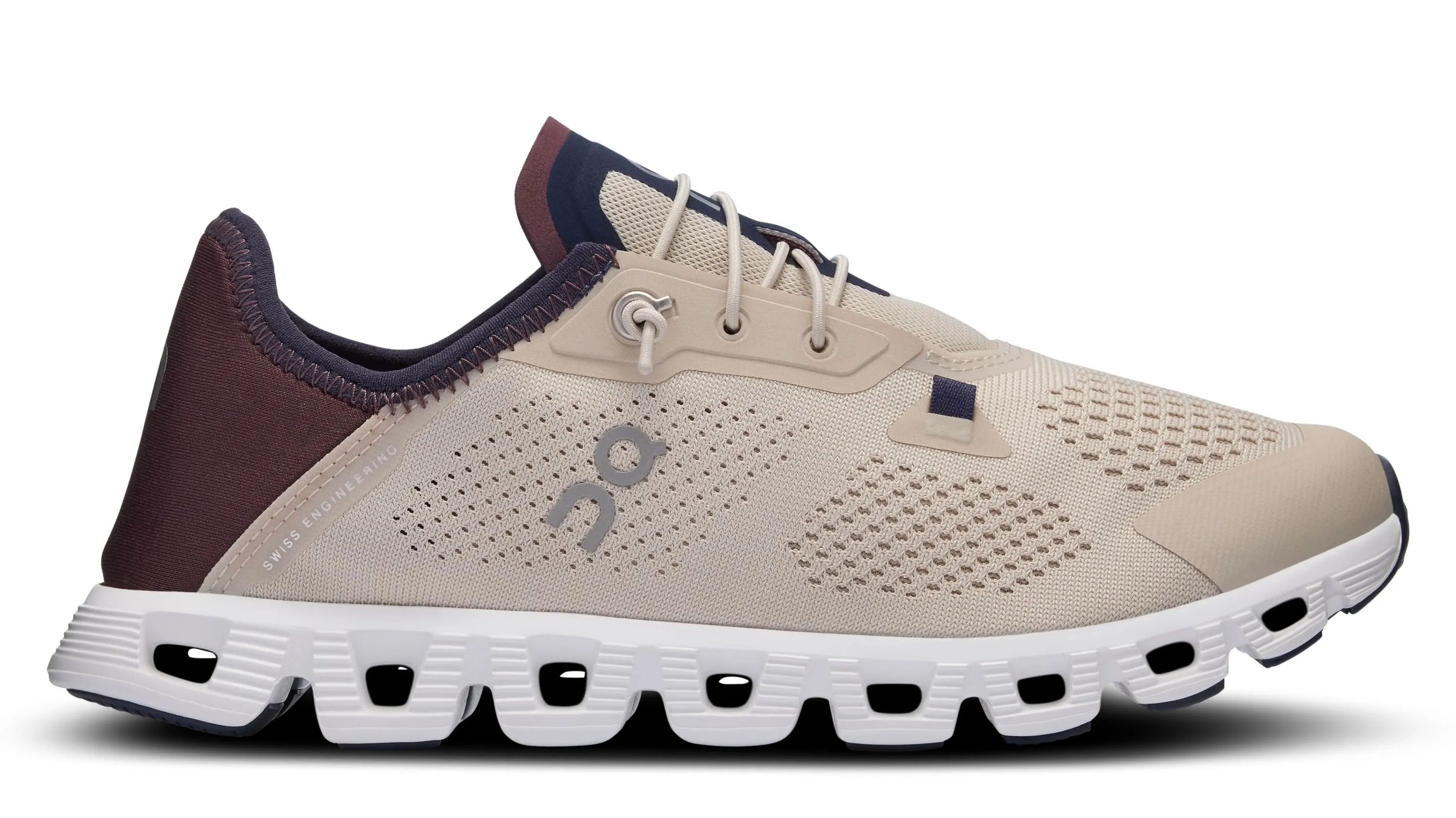 On Running Cloud 5 Coast Sand Mulberry (w) Fantasy Path Ergonomic Cold Weather