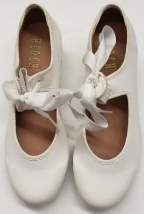 evening run Annie Tyette Jr. -- Children's Tap Shoe -- White