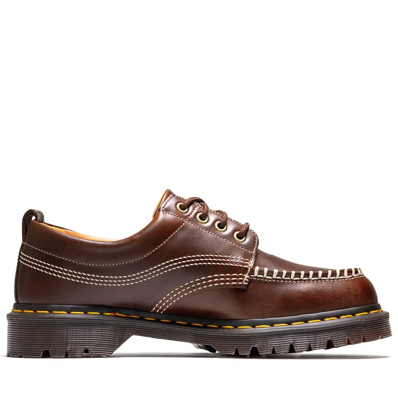 Slip Resistant Backcountry Camper Soft Leather Dr. Martens Lowell - Butterscotch/Orleans
