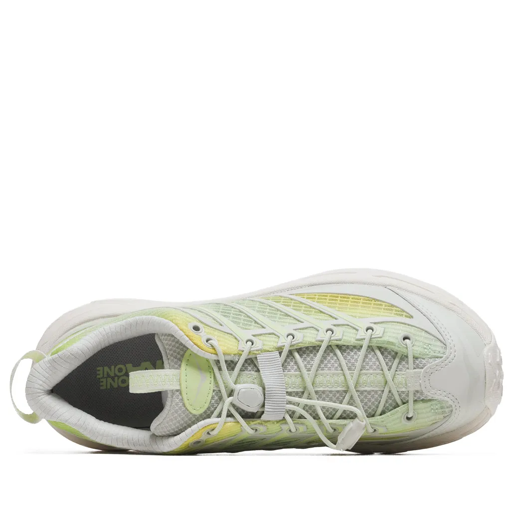 Hoka Mafate Three2 Grid - Truffle Salt/Sour Lemon adult athletic shoes