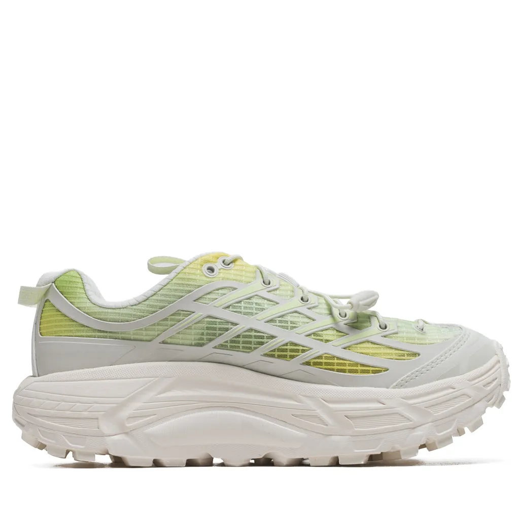 Toe Flex Hoka Mafate Three2 Grid - Truffle Salt/Sour Lemon