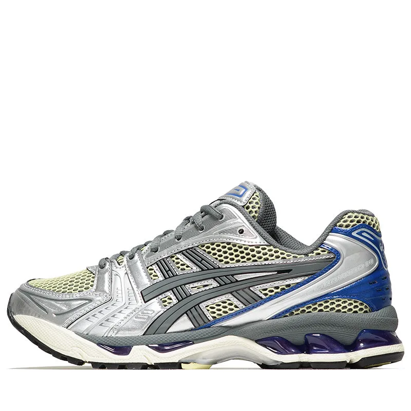 Asics Gel-Kayano 14 - Soft Yellow/Asics Blue Balanced Control Wide Base