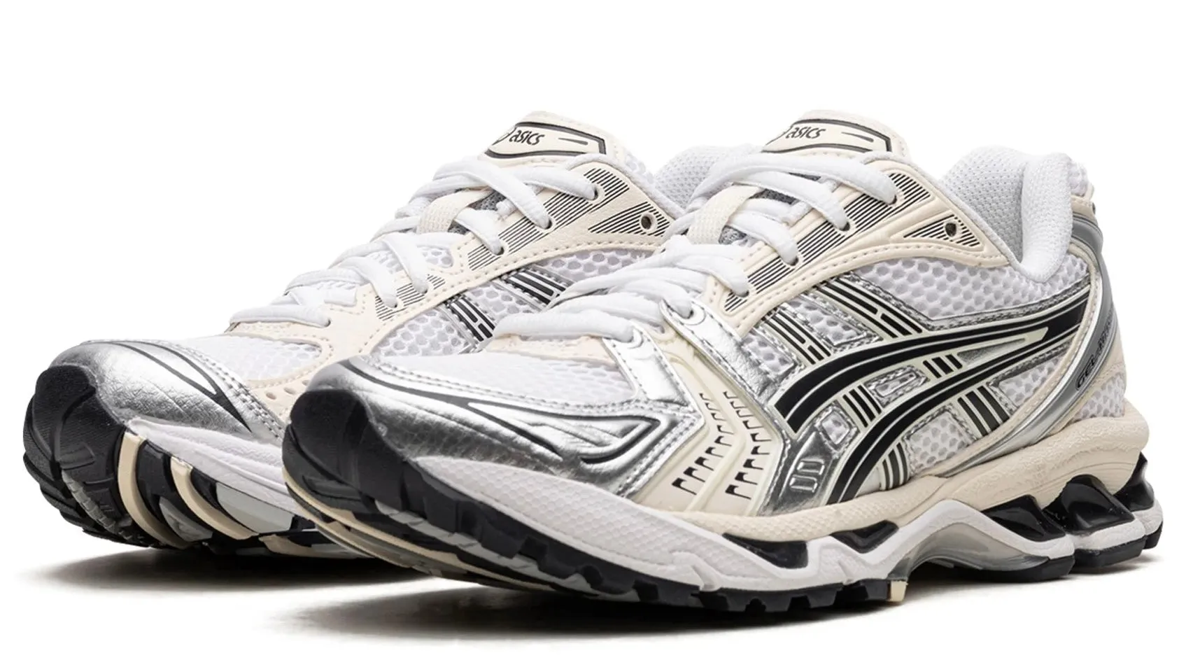 London Cool ASICS Gel-Kayano 14 White Midnight (Women's)