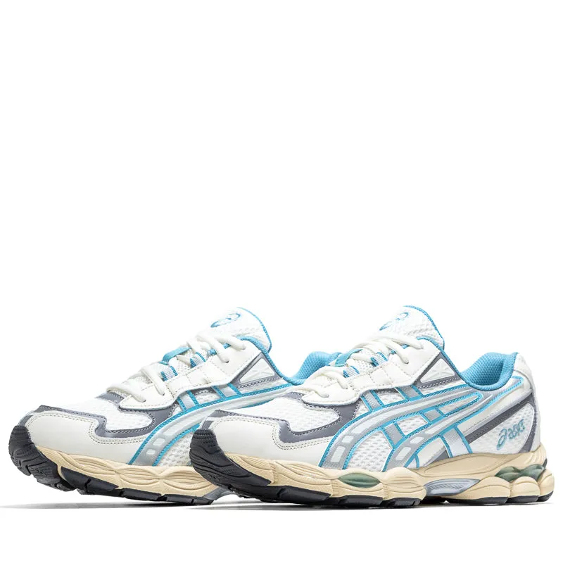 Asics Gel-NYC 2055 - Cream/Blue Teal Heel Stabilizer Design