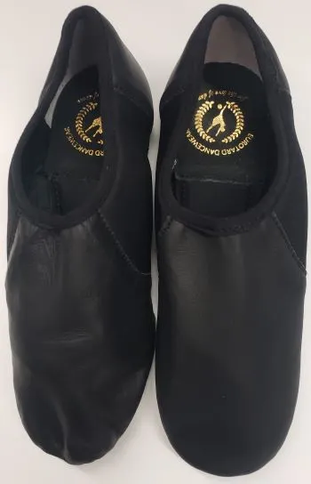 August -- Unisex Split Sole Jazz Slip-On Galaxy Tone Zip Up