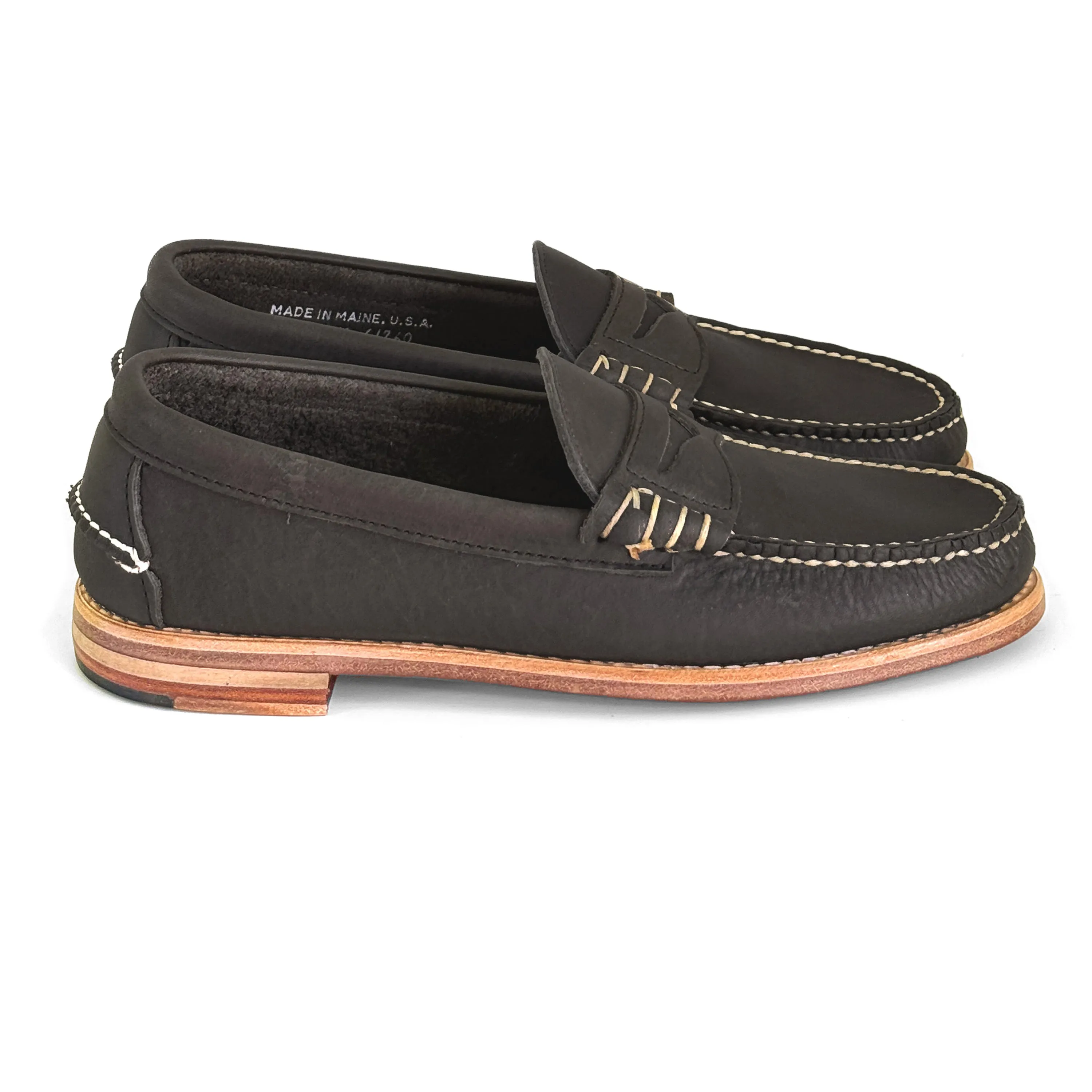 Light Power Beefroll Penny Loafer - Charcoal Grizzly