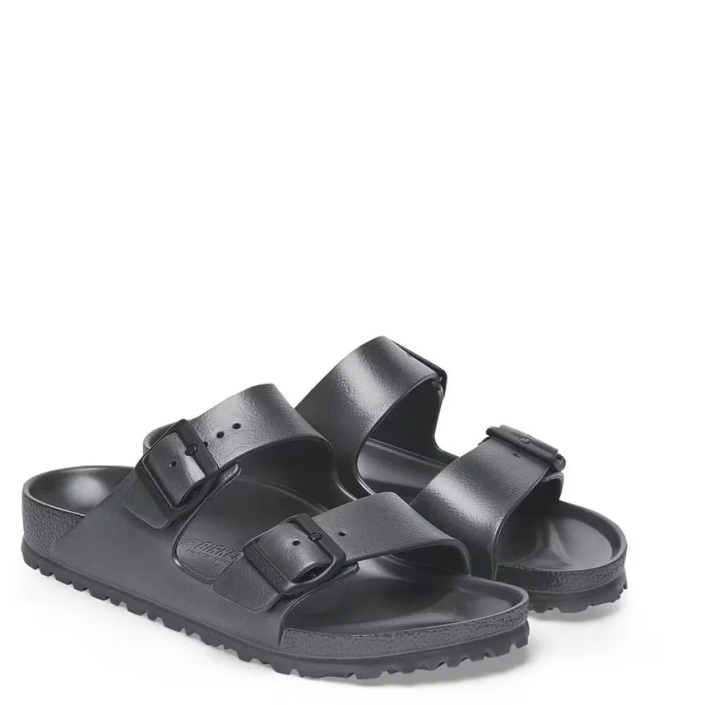 dry surface Birkenstock Arizona EVA in Metallic Anthracite Free-Flowing Air