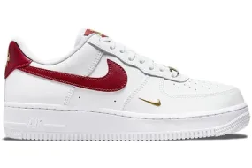 Nike Air Force 1 Low Essential Gym Red Mini Swoosh (W) Comfort Tongue