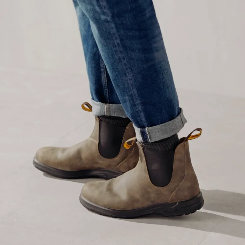 Protective Build Slip Block Blundstone All-Terrain 2056 in Rustic Brown MachineWashable