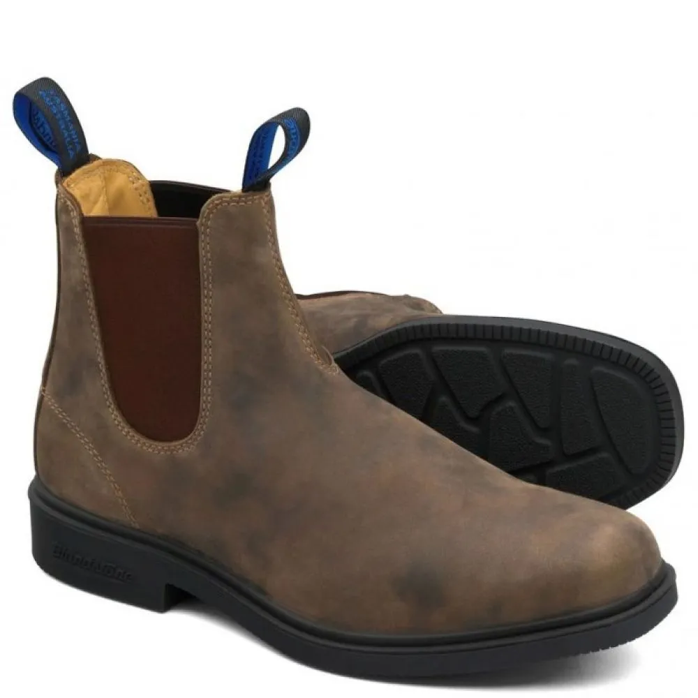 Rugged Built Remote Hiking Adventurous Spirit Blundstone Winter Thermal Dress in 1391 Rustic Brown Secure Fit Support