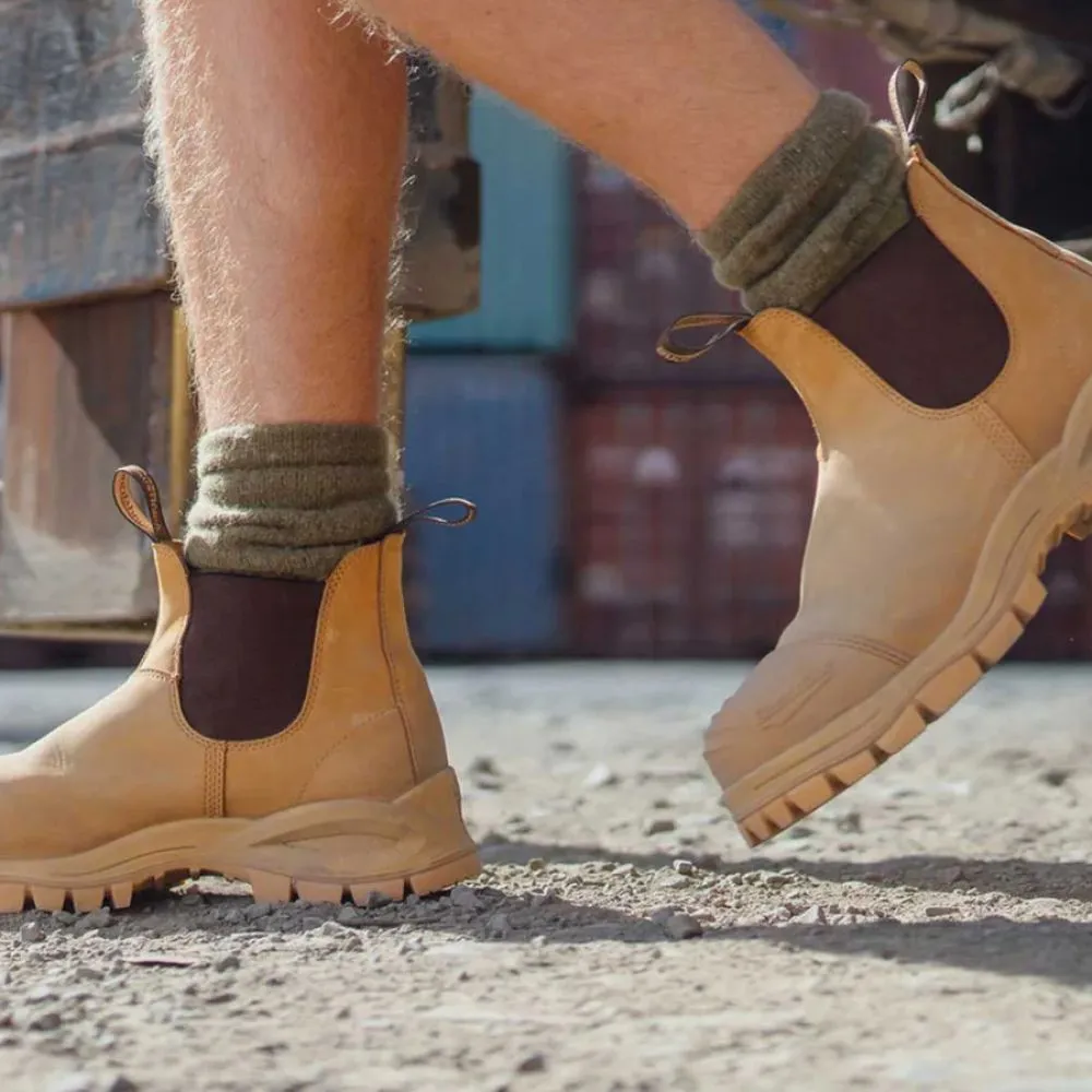 Blundstone Work & Safety XFR 960 in Wheat Walk Flow urban commuting Reinforced Form Night Travel