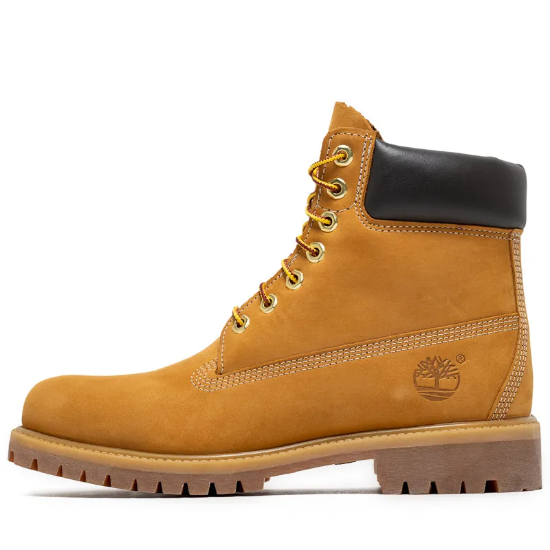 Timberland Premium 6" Lace Up Waterproof Boot - Wheat Comfort Zone Durable Grip