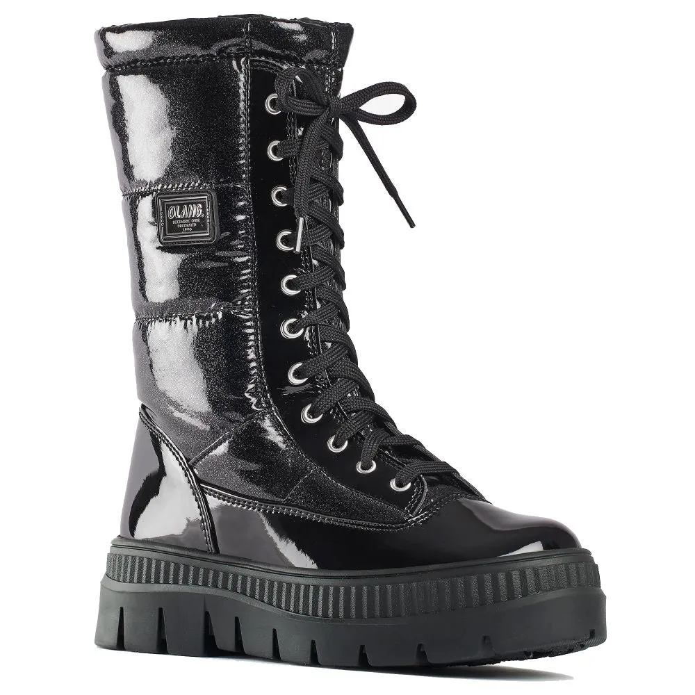 Crafted By Hand Olang Women's Magnet in Ice Black Comfortable Boots