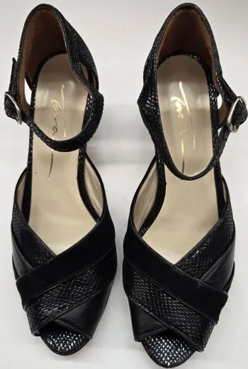 1.75" Celos -- Tango Shoe -- Black Combo Boat Walk