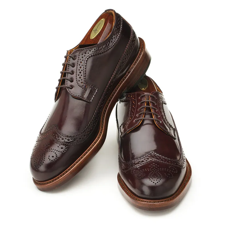 Sleek Design Smart Casual Wearer Chandler Longwing - Color 8 Shell Cordovan