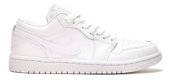Jordan 1 Low Triple White (2022) (W) Hot Day Core Flex