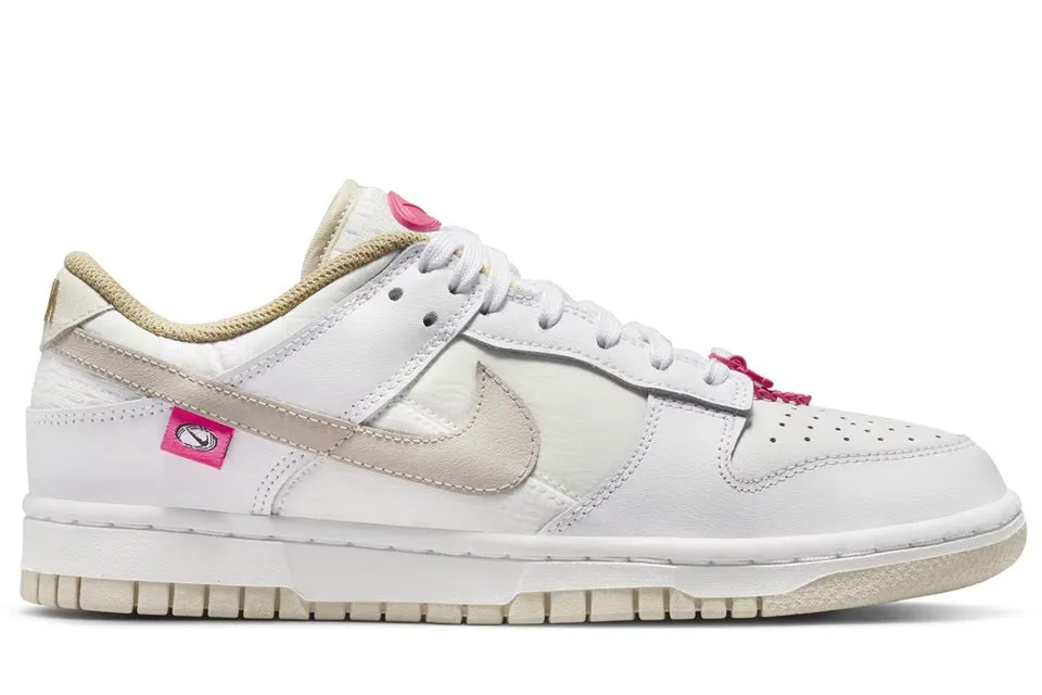 Nike Dunk Low Pink Bling (W) Durable outsole
