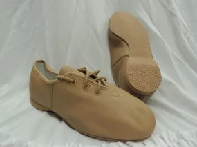 Darlene -- Women's Full Rubber Sole Jazz Oxford -- Tan Peak Step Padded Tongue