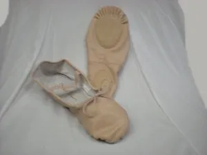 Sage -- Women's Leather Split Sole Ballet -- Pink Free Pace