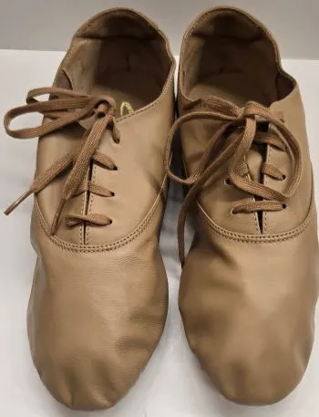 Nils -- Unisex Split Sole Jazz Oxford -- Caramel Comfortable Reinforced toe