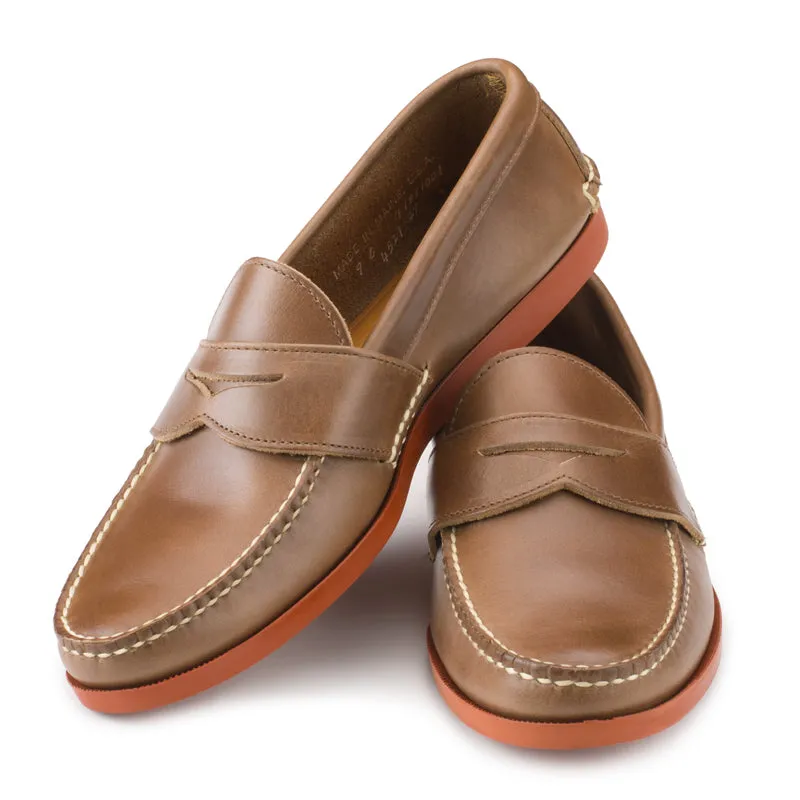 Soft Footbed Casual Wear Slip-ons Pinch Penny Moc - Natural