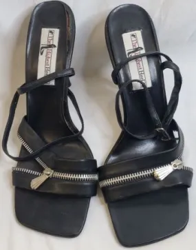 4" Briella -- Women's High Heel Sandal -- Black Good Grip