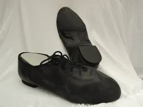 Moon Walk Children's Jazz Soft -- Split Sole Jazz Oxford -- Black