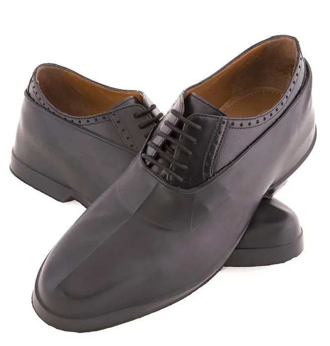 Micah -- Men's Lo Cut Dress Rubber -- Black All-Weather Design.